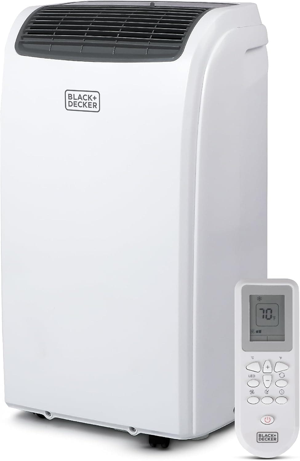 Amazon product: BLACK+DECKER Smart Portable Air Conditioner, 12,000 BTU for backyard studio construction